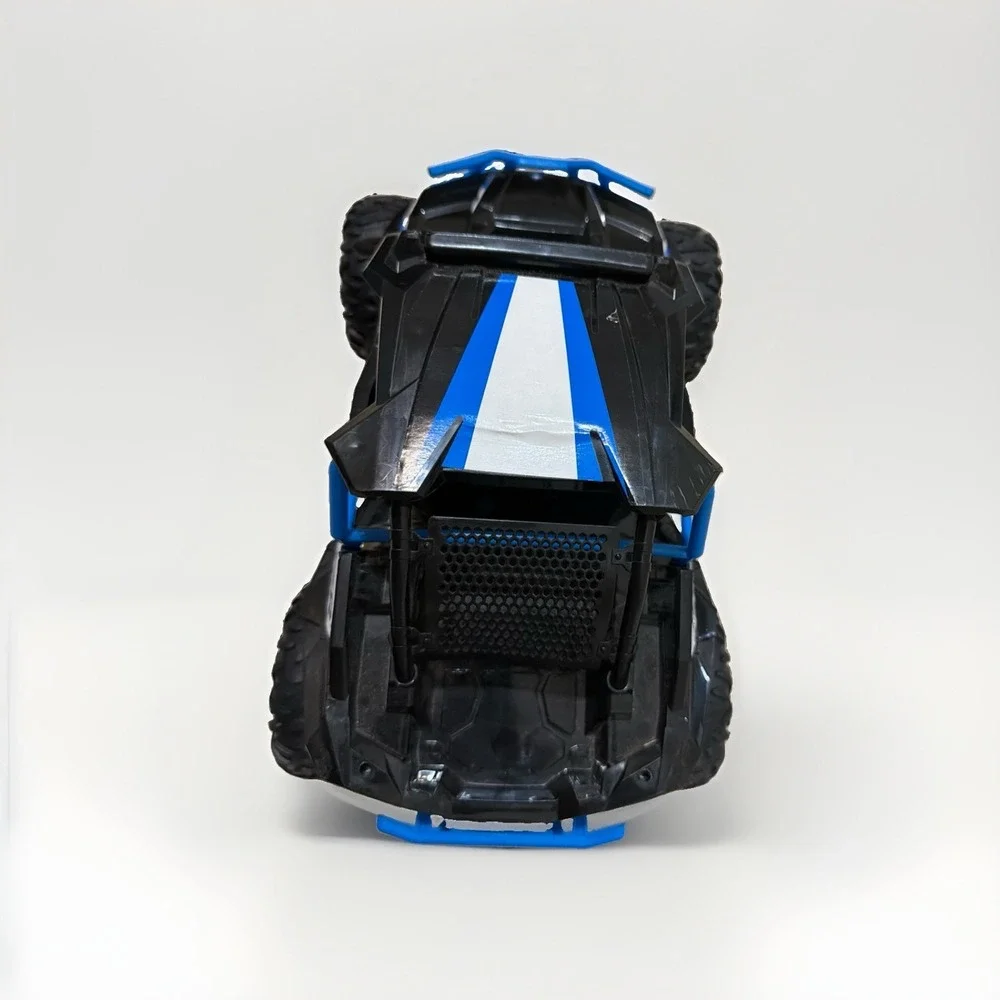 New Bright RC Polaris RZR Off-Road Buggy Black Blue Used Toy Truck